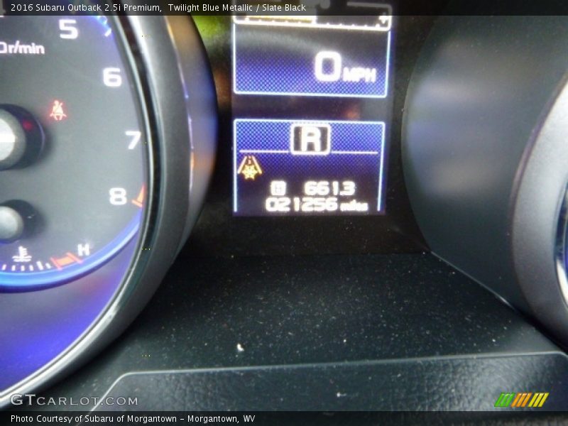 Twilight Blue Metallic / Slate Black 2016 Subaru Outback 2.5i Premium