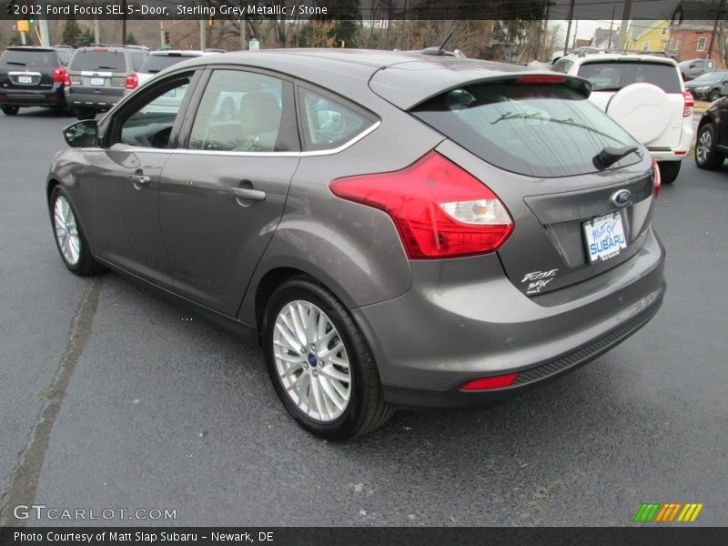 Sterling Grey Metallic / Stone 2012 Ford Focus SEL 5-Door