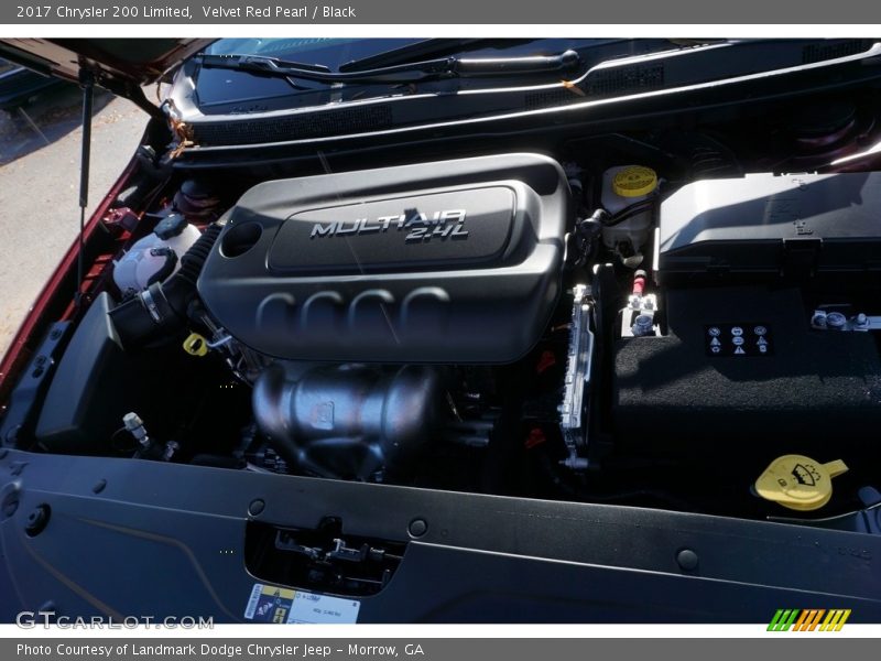 Velvet Red Pearl / Black 2017 Chrysler 200 Limited
