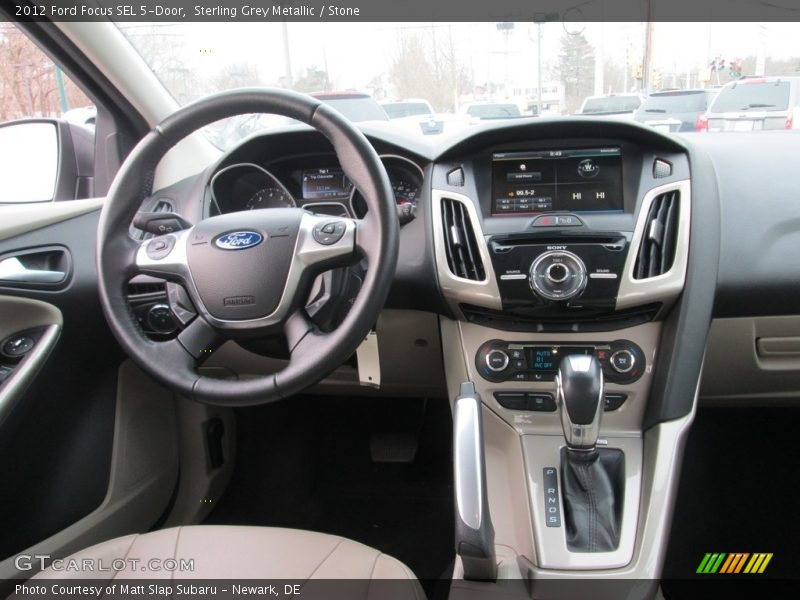 Sterling Grey Metallic / Stone 2012 Ford Focus SEL 5-Door