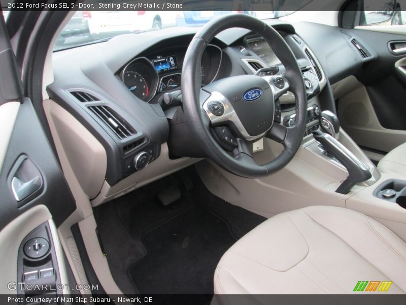 Sterling Grey Metallic / Stone 2012 Ford Focus SEL 5-Door