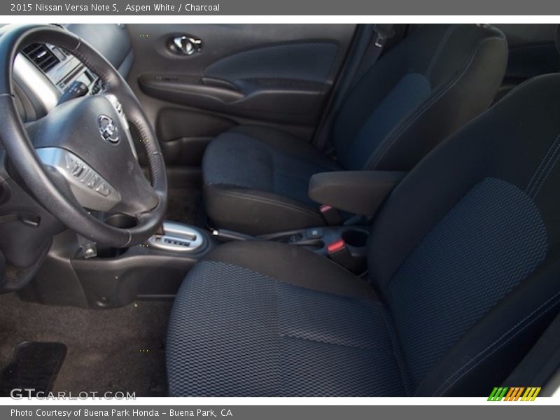 Aspen White / Charcoal 2015 Nissan Versa Note S