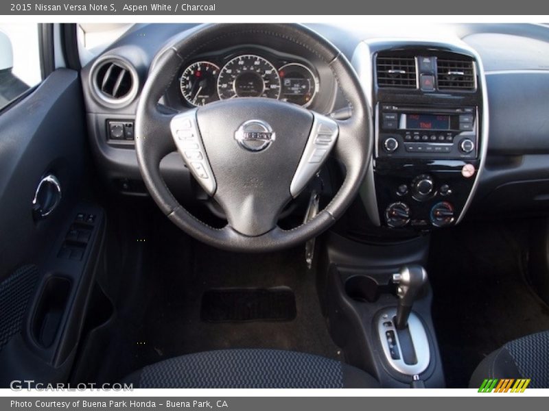 Aspen White / Charcoal 2015 Nissan Versa Note S