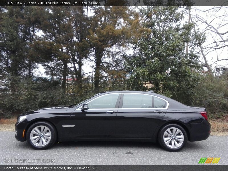 Jet Black / Black 2015 BMW 7 Series 740Li xDrive Sedan