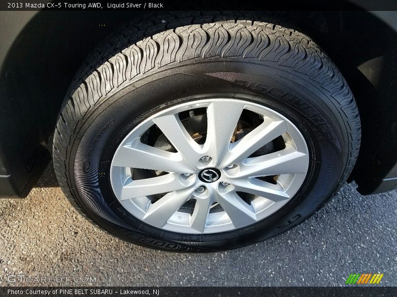 Liquid Silver / Black 2013 Mazda CX-5 Touring AWD