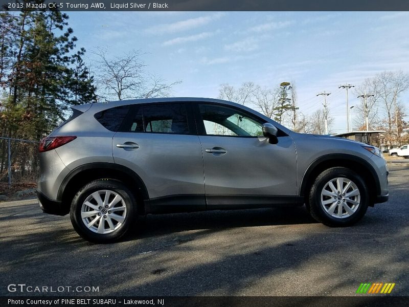 Liquid Silver / Black 2013 Mazda CX-5 Touring AWD