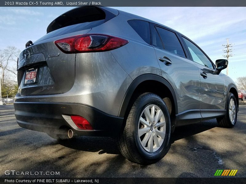 Liquid Silver / Black 2013 Mazda CX-5 Touring AWD