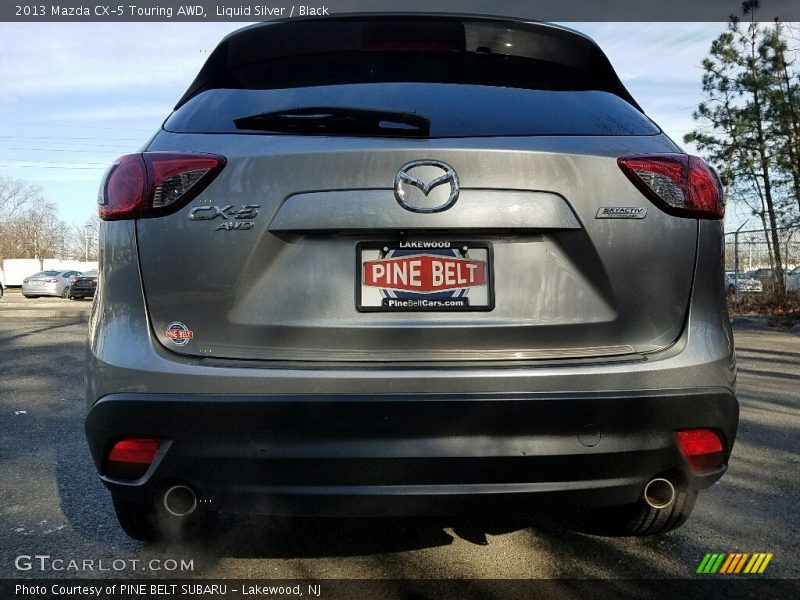 Liquid Silver / Black 2013 Mazda CX-5 Touring AWD