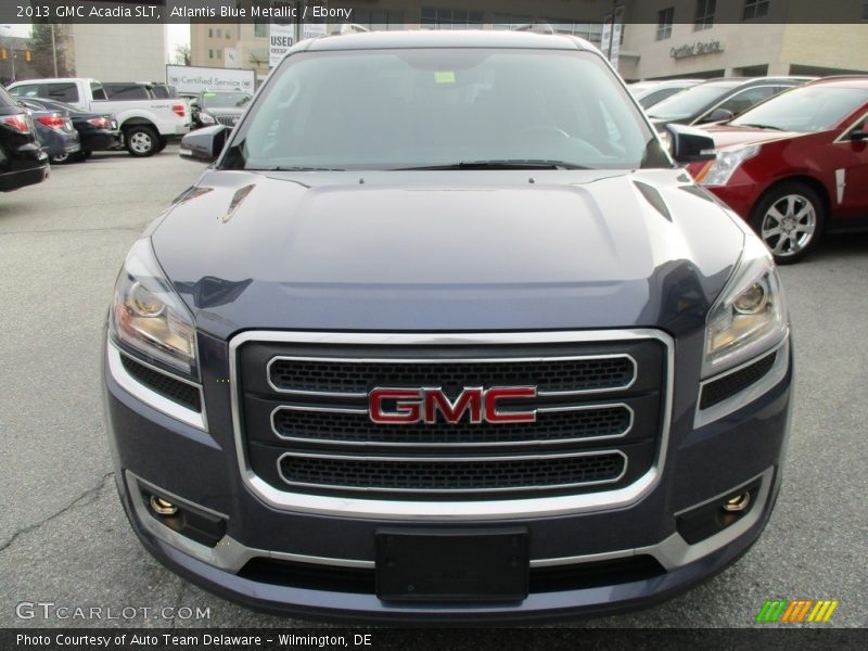 Atlantis Blue Metallic / Ebony 2013 GMC Acadia SLT