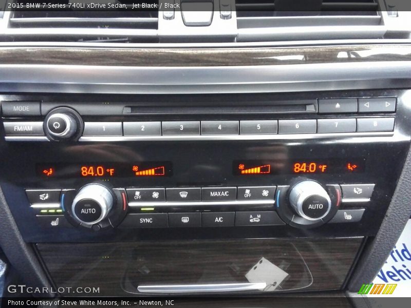 Jet Black / Black 2015 BMW 7 Series 740Li xDrive Sedan