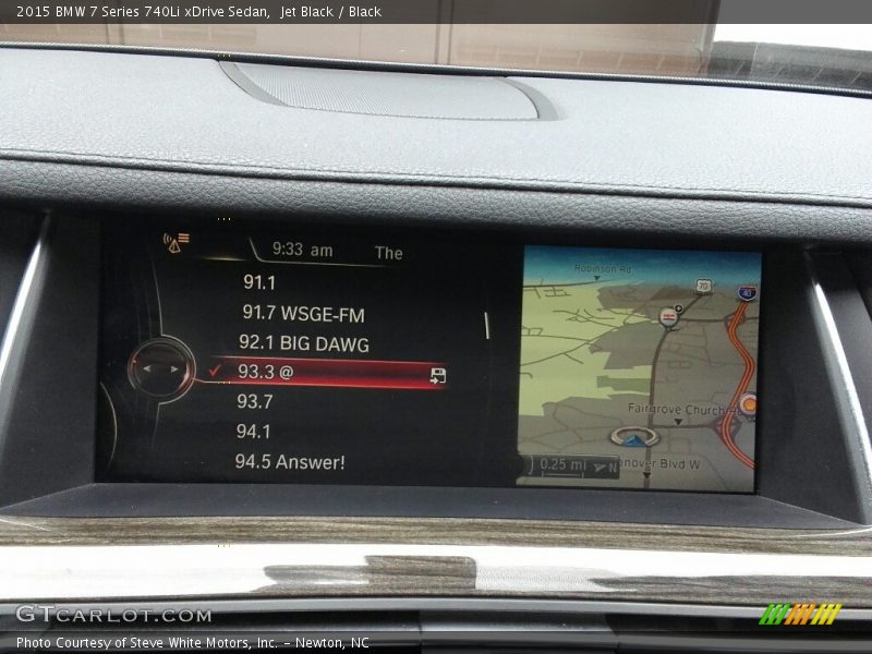 Jet Black / Black 2015 BMW 7 Series 740Li xDrive Sedan