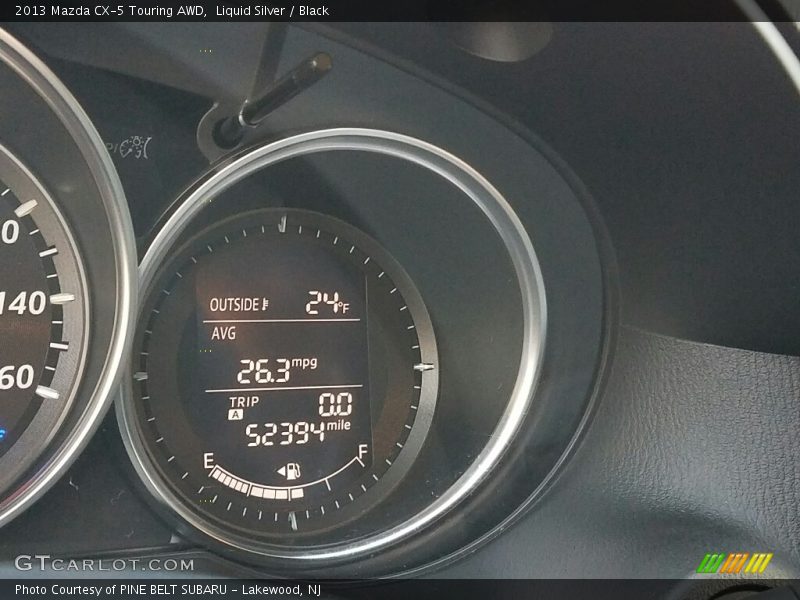 Liquid Silver / Black 2013 Mazda CX-5 Touring AWD