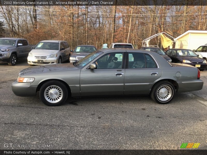 Arizona Beige Metallic / Dark Charcoal 2002 Mercury Grand Marquis LS