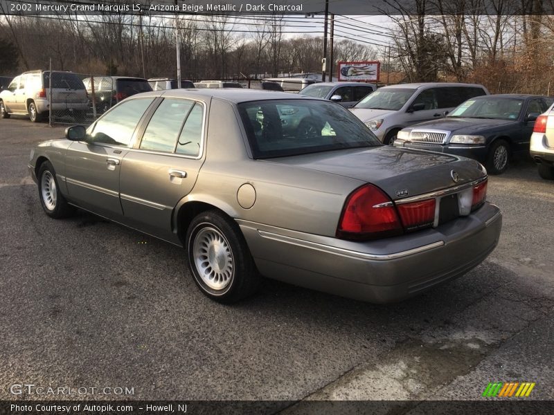 Arizona Beige Metallic / Dark Charcoal 2002 Mercury Grand Marquis LS