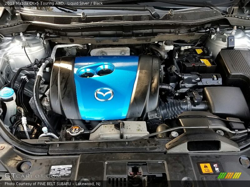 Liquid Silver / Black 2013 Mazda CX-5 Touring AWD