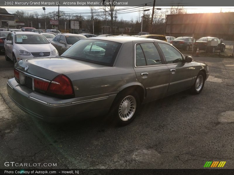 Arizona Beige Metallic / Dark Charcoal 2002 Mercury Grand Marquis LS