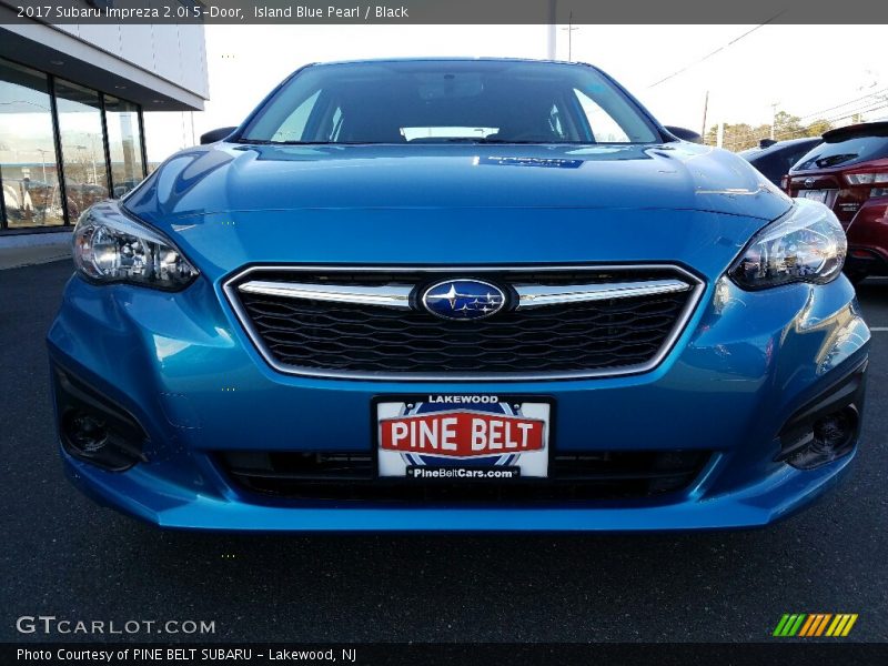 Island Blue Pearl / Black 2017 Subaru Impreza 2.0i 5-Door
