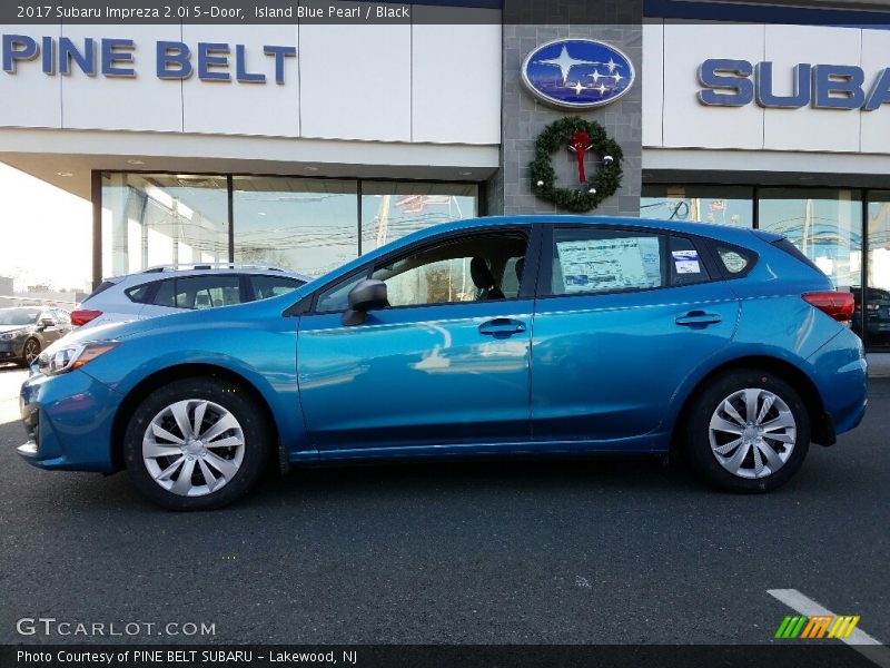 Island Blue Pearl / Black 2017 Subaru Impreza 2.0i 5-Door