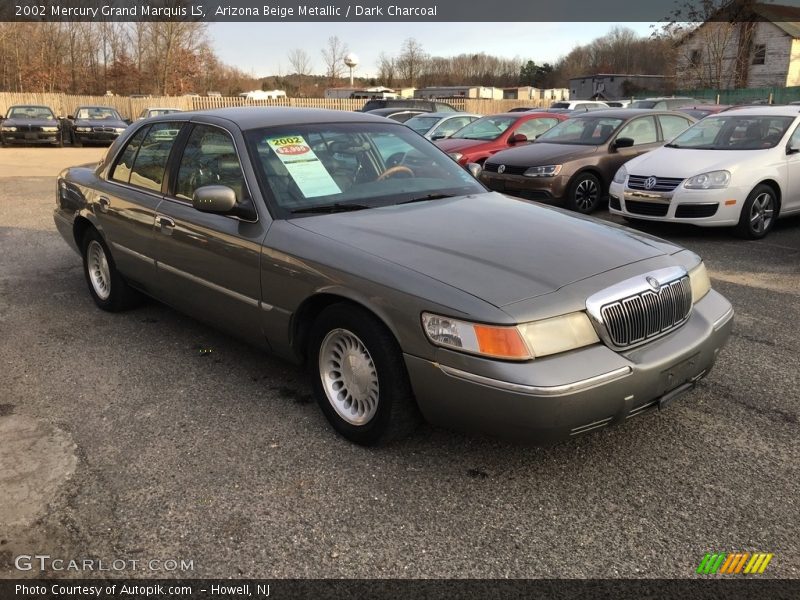 Arizona Beige Metallic / Dark Charcoal 2002 Mercury Grand Marquis LS