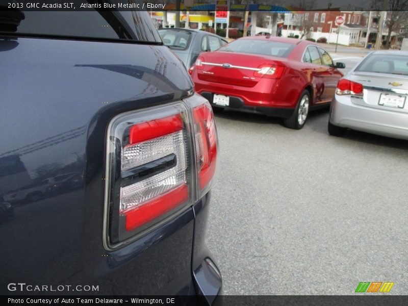 Atlantis Blue Metallic / Ebony 2013 GMC Acadia SLT