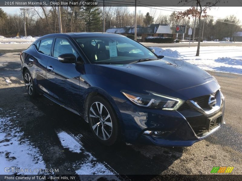 Deep Blue Pearl / Charcoal 2016 Nissan Maxima SL