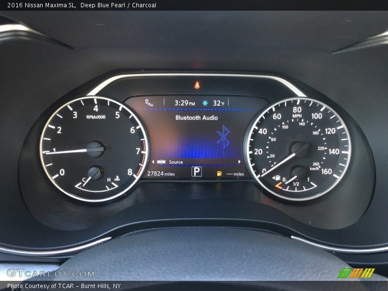 Deep Blue Pearl / Charcoal 2016 Nissan Maxima SL