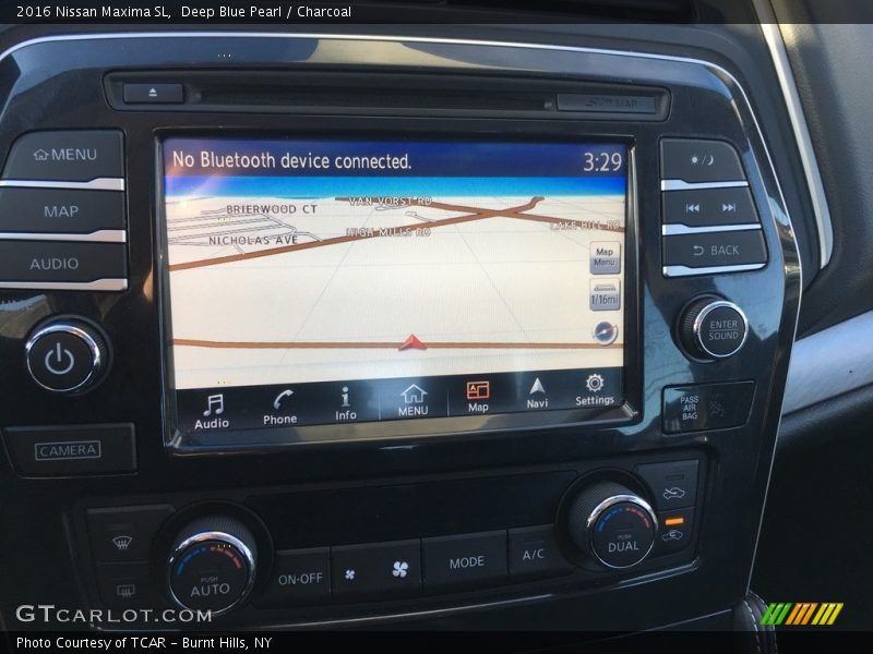 Deep Blue Pearl / Charcoal 2016 Nissan Maxima SL