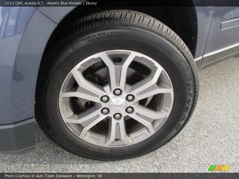 Atlantis Blue Metallic / Ebony 2013 GMC Acadia SLT