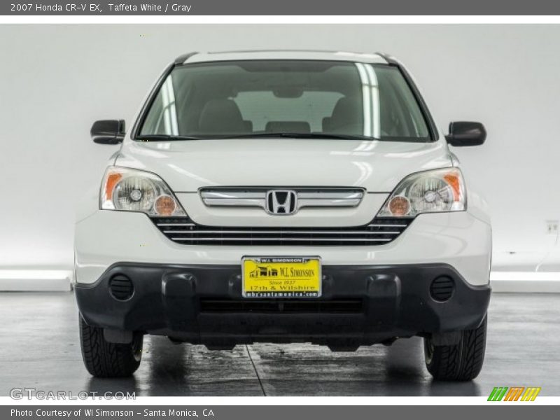 Taffeta White / Gray 2007 Honda CR-V EX