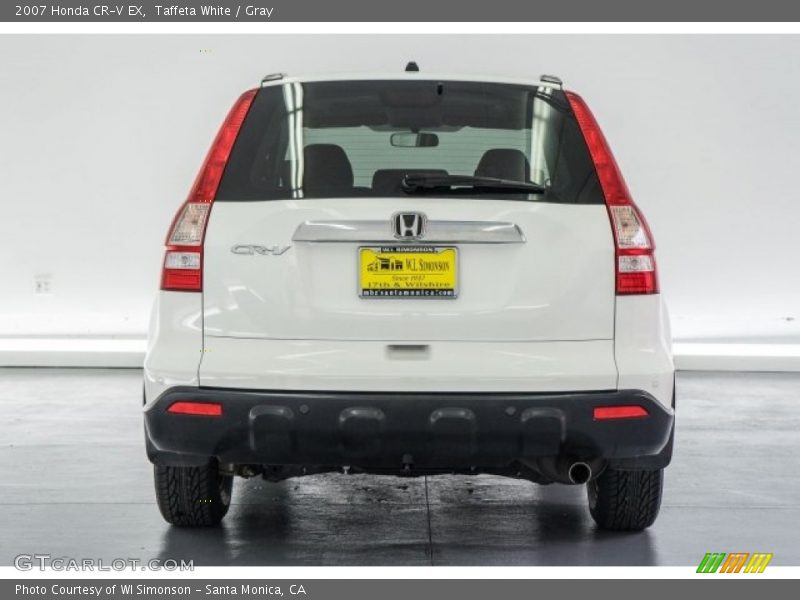 Taffeta White / Gray 2007 Honda CR-V EX