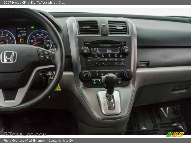 Taffeta White / Gray 2007 Honda CR-V EX