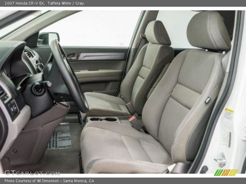 Taffeta White / Gray 2007 Honda CR-V EX