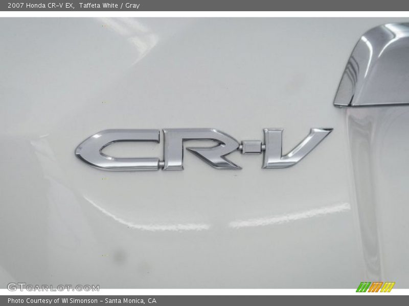 Taffeta White / Gray 2007 Honda CR-V EX
