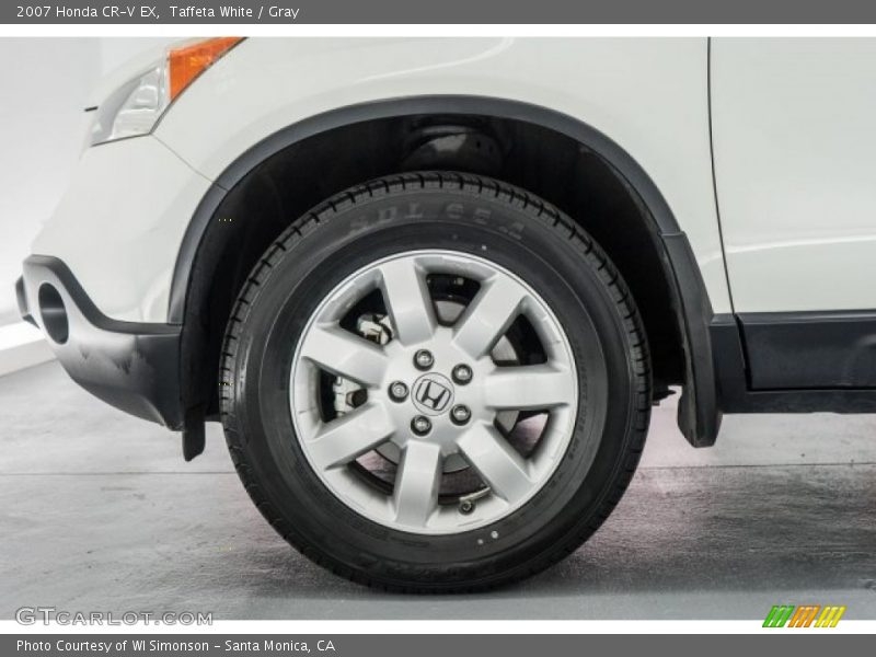 Taffeta White / Gray 2007 Honda CR-V EX