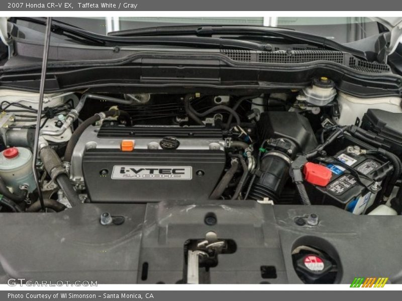 Taffeta White / Gray 2007 Honda CR-V EX