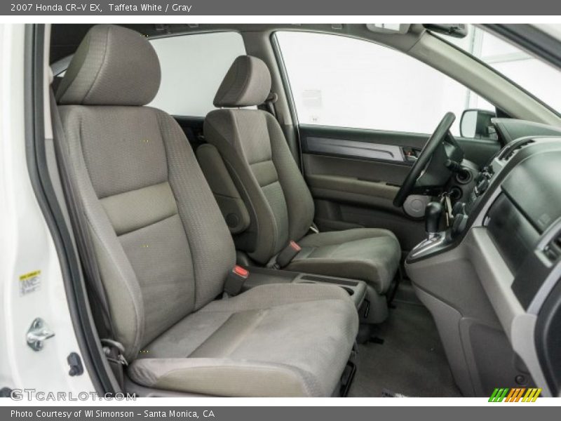 Taffeta White / Gray 2007 Honda CR-V EX