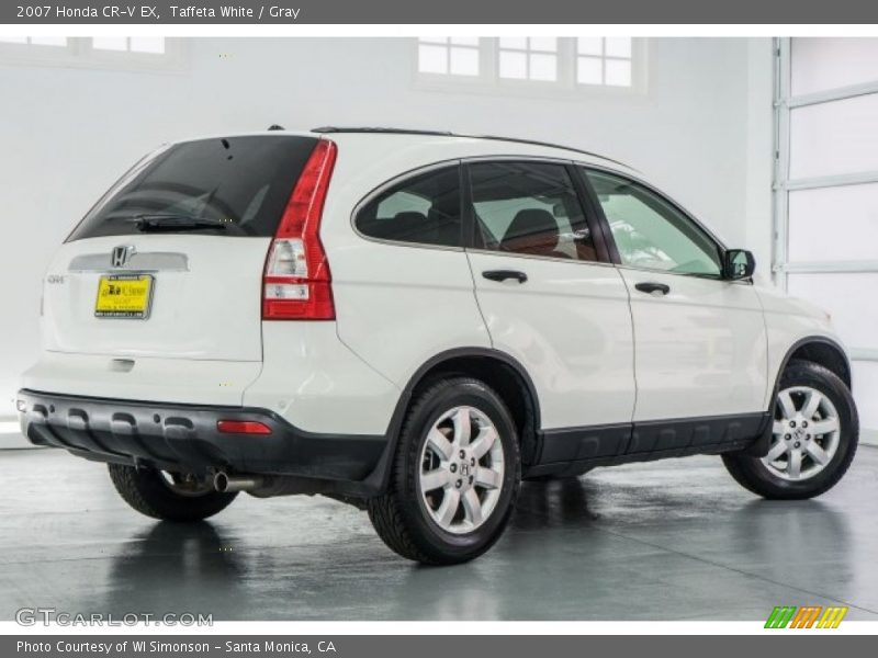 Taffeta White / Gray 2007 Honda CR-V EX