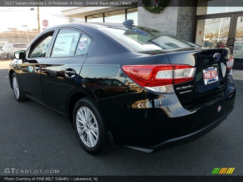 Crystal Black Silica / Black 2017 Subaru Impreza 2.0i Premium 4-Door