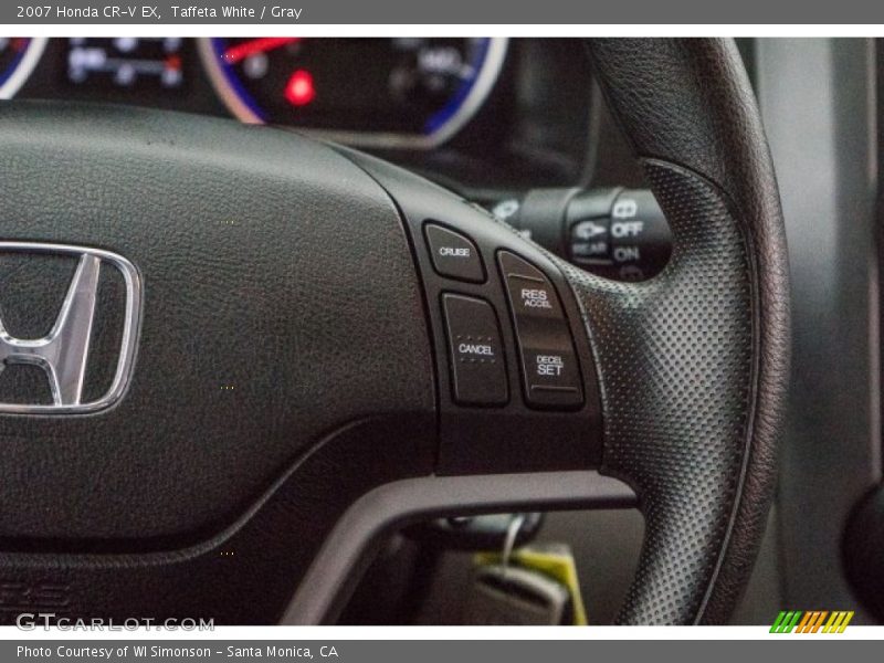 Taffeta White / Gray 2007 Honda CR-V EX