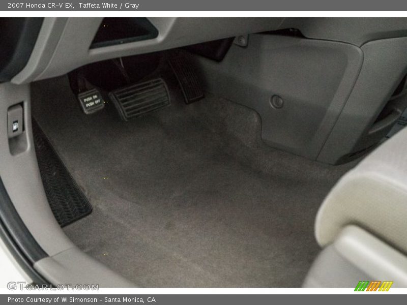 Taffeta White / Gray 2007 Honda CR-V EX