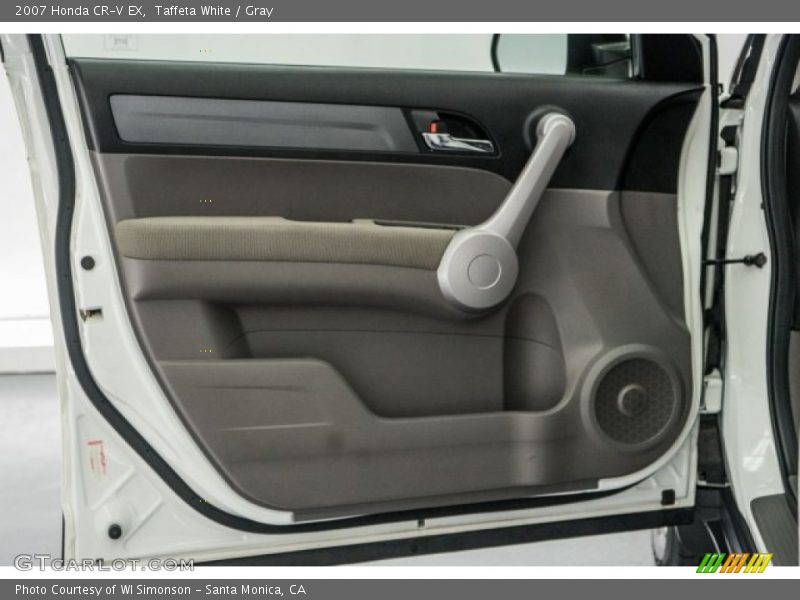 Taffeta White / Gray 2007 Honda CR-V EX
