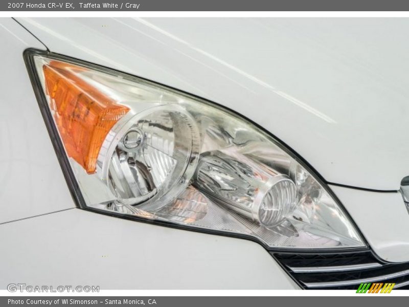 Taffeta White / Gray 2007 Honda CR-V EX