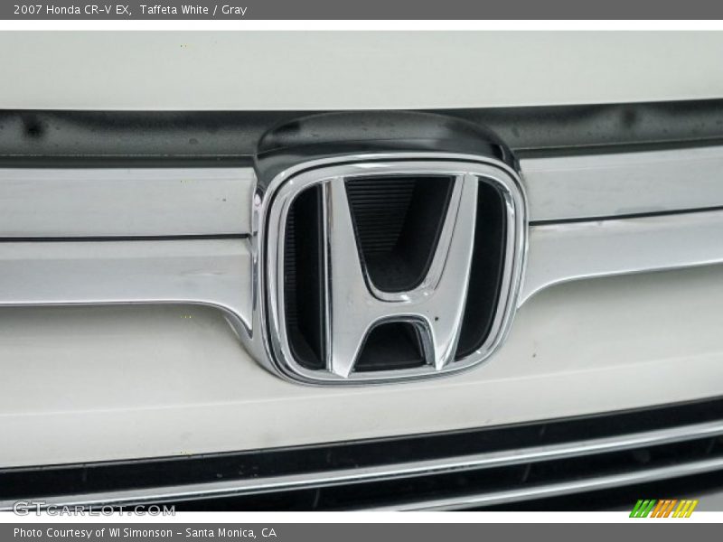 Taffeta White / Gray 2007 Honda CR-V EX