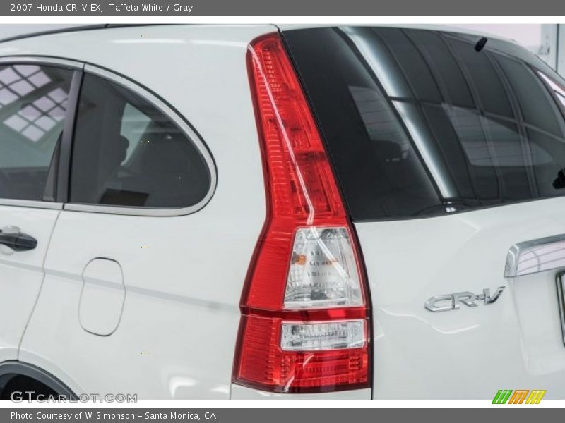 Taffeta White / Gray 2007 Honda CR-V EX