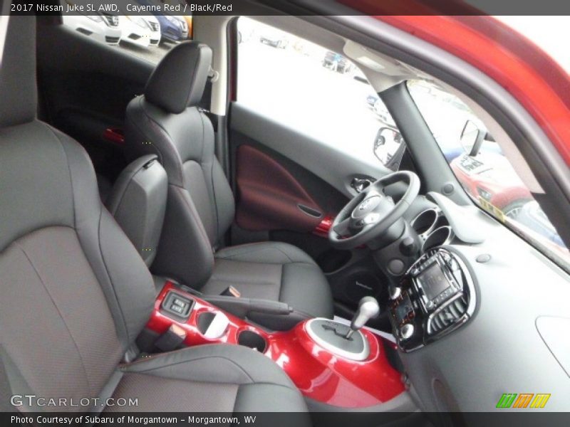 Front Seat of 2017 Juke SL AWD