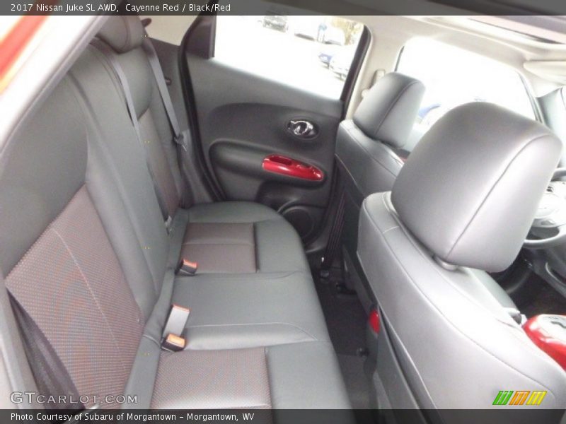 Rear Seat of 2017 Juke SL AWD