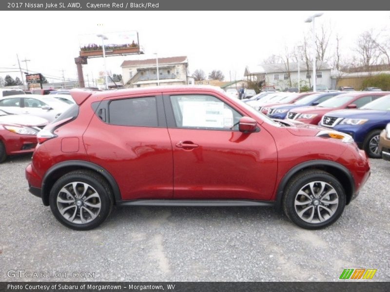  2017 Juke SL AWD Cayenne Red