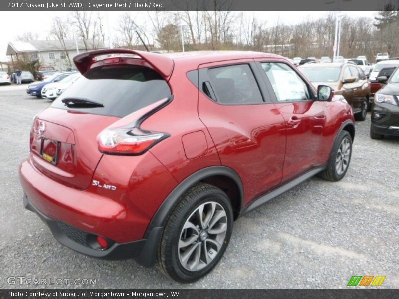  2017 Juke SL AWD Cayenne Red