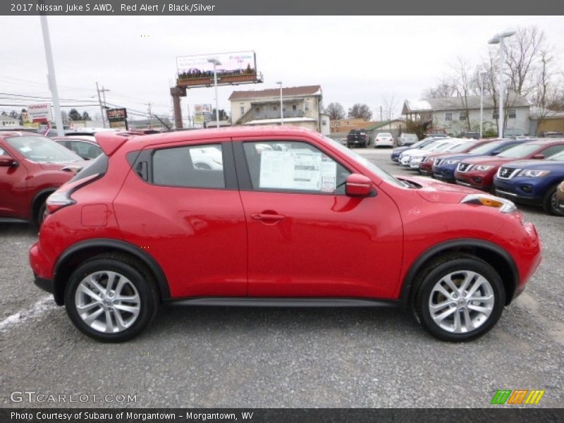 Red Alert / Black/Silver 2017 Nissan Juke S AWD