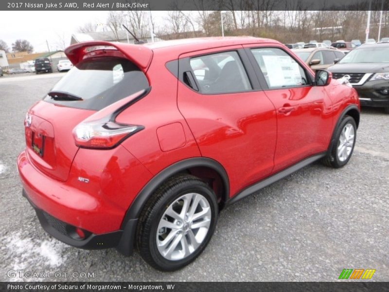 Red Alert / Black/Silver 2017 Nissan Juke S AWD